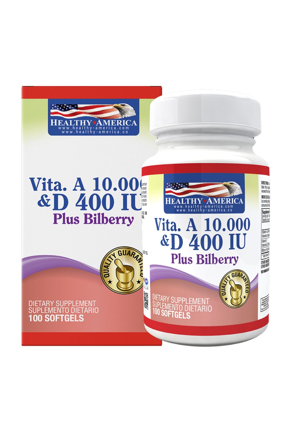 Vita A 10.000 & D 400 IU Plus Bilberry