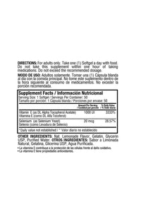 Vitamin E 1000 IU With Selenium