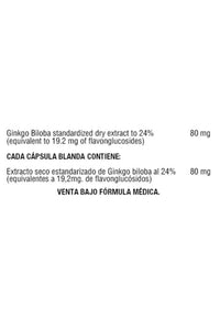 Ginkgo Biloba 80 mg