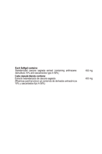 Cascara Sagrada 450 mg