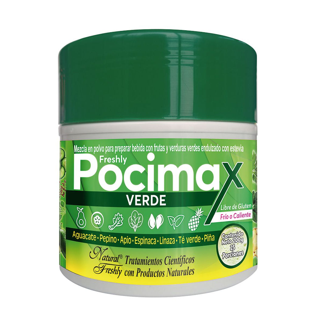 Pocimax Verde Bebida Detoxicante Con Estevia