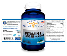 Cargar imagen en el visor de la galería, Vitamin E 1000 IU + Zinc
