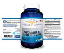 Cargar imagen en el visor de la galería, Vitamin E 1000 IU + Zinc
