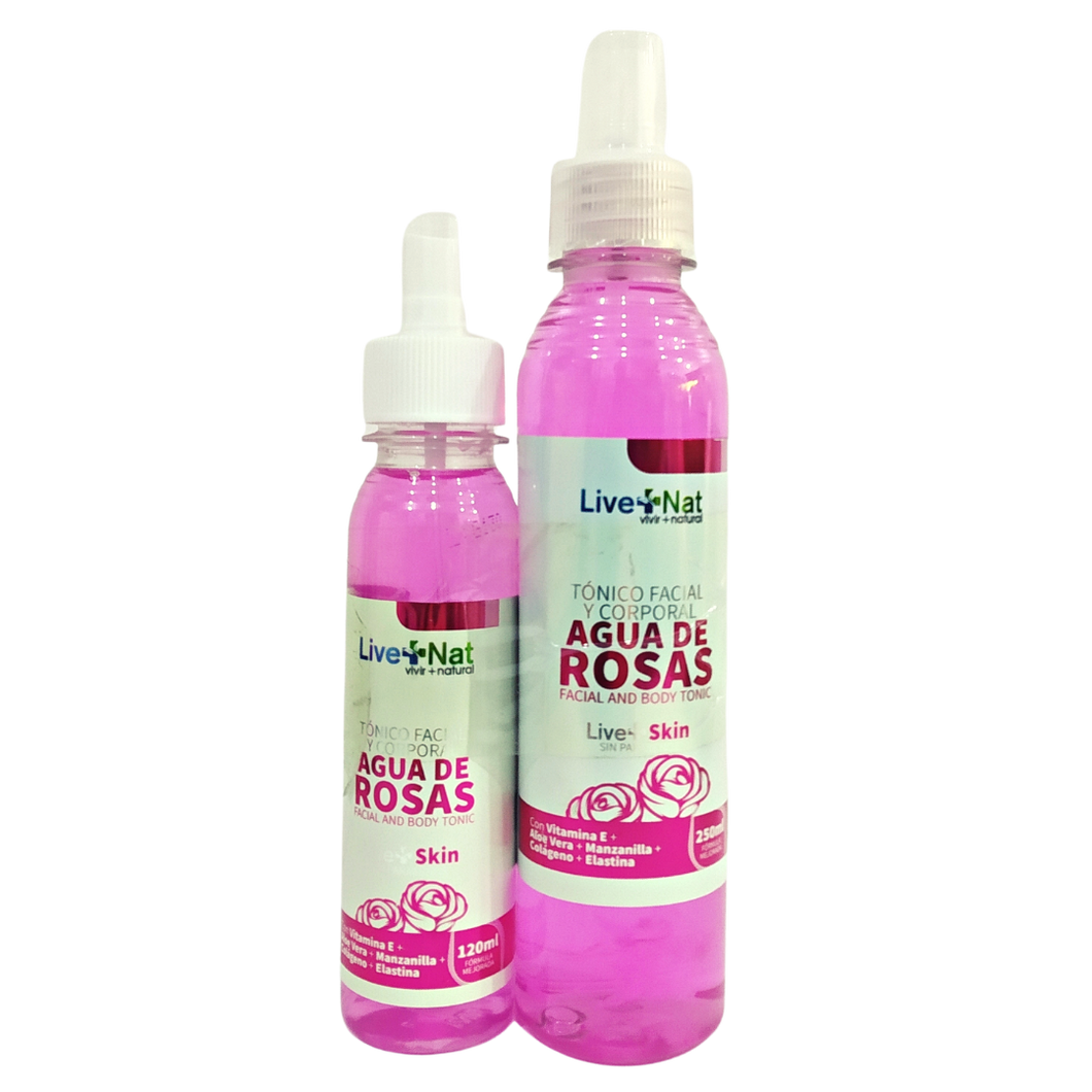 Tónico Facial y Corporal Agua de Rosas