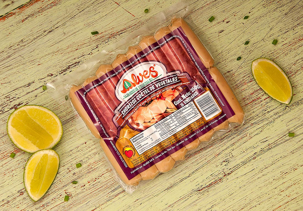 Chorizos Coctél de Vegetales
