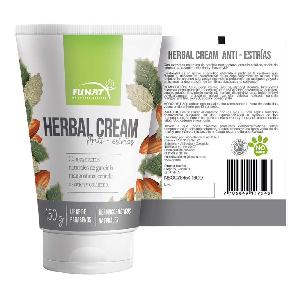 Crema Anti-estrías Herbal
