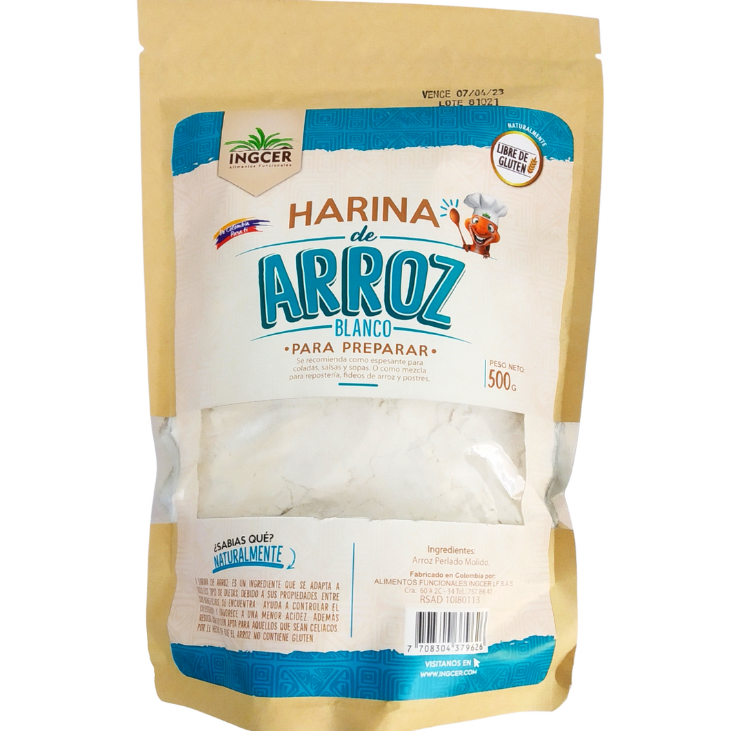 Harina de Arroz Blanco Precocida