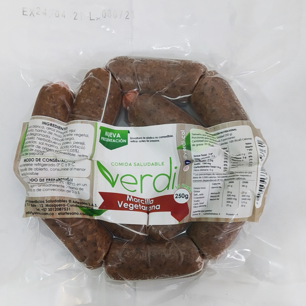Morcilla Vegetariana