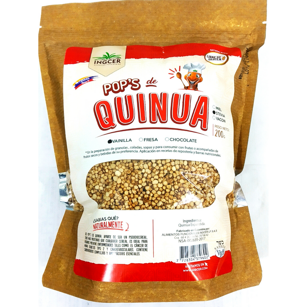 Quinua Pop´s Vainilla Expandida