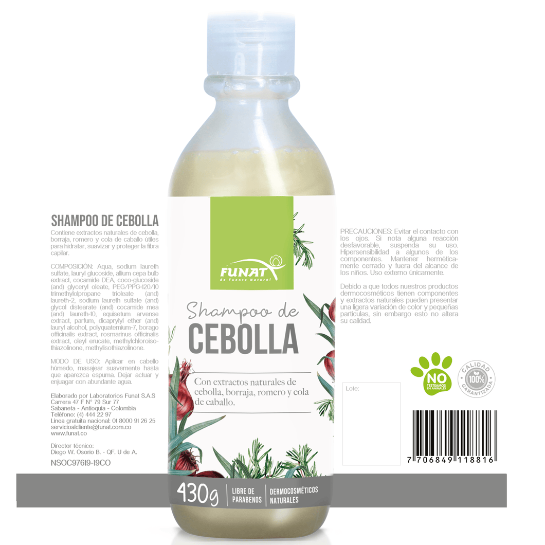 Shampoo de Cebolla