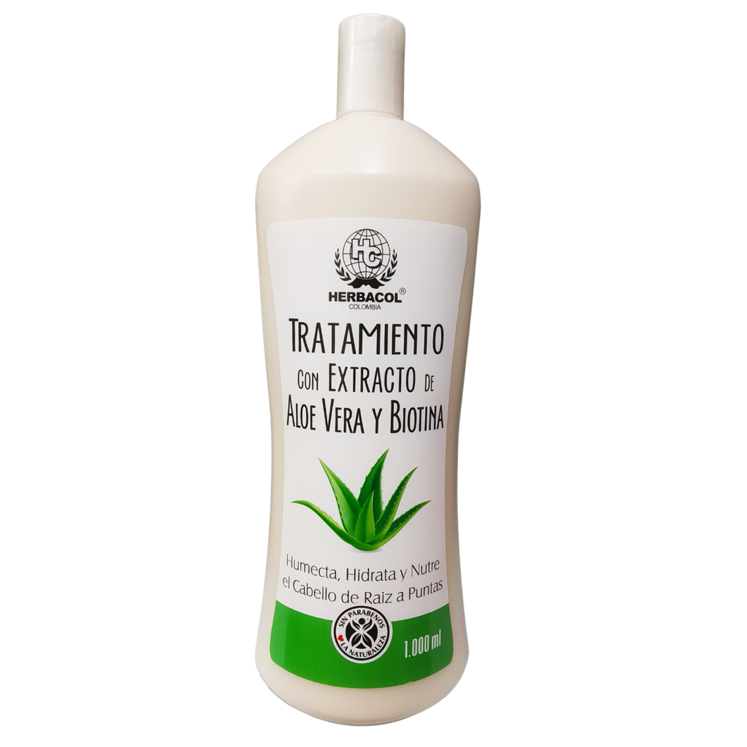 Tratamiento Con Extracto de Aloe Vera y Biotina