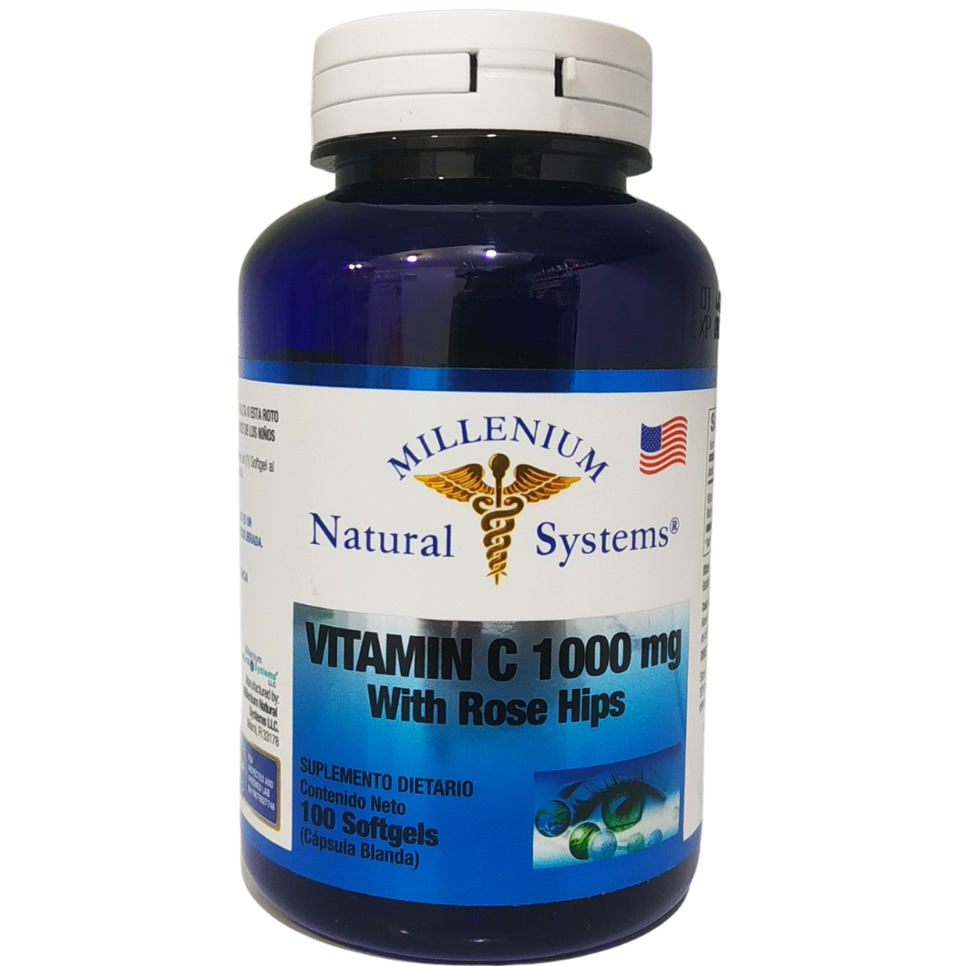 Vitamin C 1000 mg - With Rose Hips